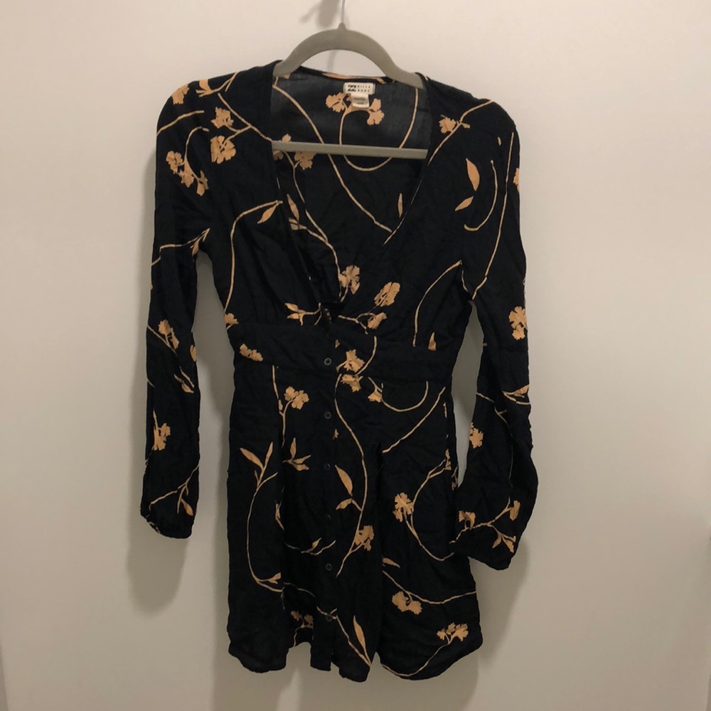 Floral Long-Sleeve Dress